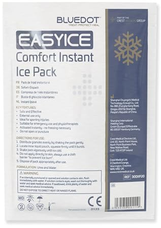 Blue Dot Easy Ice Comfort Instant Ice Pack, 20 cm x 15 cm Size