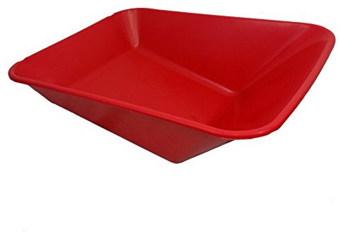 KetoPlastics WHEEL BARROW RED REPLACEMENT PLASTIC BODY 85 LITRE/NO HOLES MADE IN UK