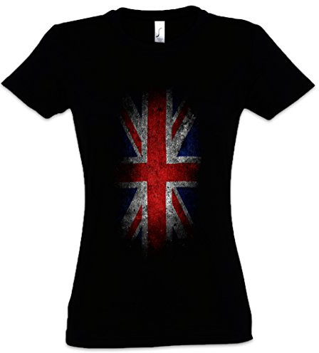 Urban Backwoods Vintage UK Union Jack Flag Damen T-Shirt