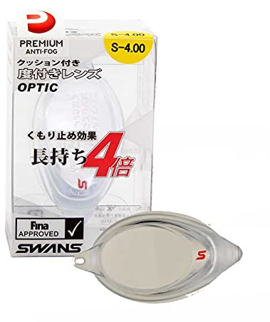 SWANS optisches Glas für Schwimmbrille SRXCL-N transparent, Sehstärke:-7.0