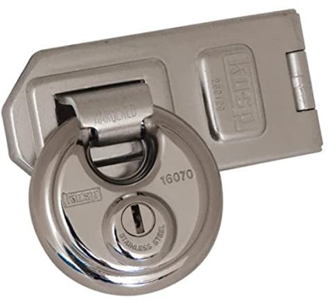 Kasp K16070D260 Vorhängeschloss verschieden schließend Silber Schlüsselschloss