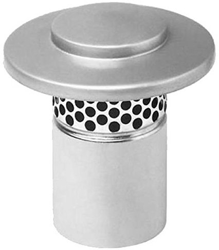 Galvanised Ducting Metal HU Roof Cowl Vent Cap - 200mm / 8 inch
