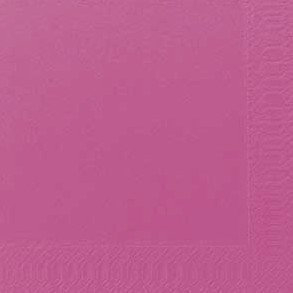 Duni Servietten 3lagig Tissue Uni fuchsia, 33 x 33 cm, 250 Stück
