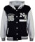 A2Z 4 Kids Unisex Kinder Mädchen Jungen Baseball Bequem NY ATHLETIC - NY Jacket Black 13