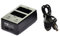 PROtastic® Dual USB Battery Charger for GoPro Hero 3/3+