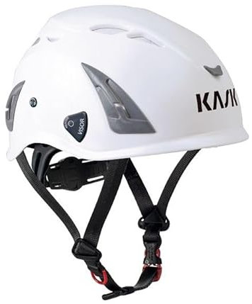 KASK SUPERPLASMA AQ INDUSTRIESCHUTZ -UND KLETTERHELM (WEIß) | INKLUSIVE SCHUTZBRILLE (TRANSPARENT)