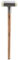 Supercraft Vorschlaghammer, mit schwingungsdämpfendem, ergonomisch geformtem und lackiertem Hickorystiel | D=100 mm / Gewicht=7050 g | 3366.107