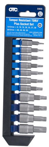 OTC Steckschlüsselsatz TORX Plus 11-teilig manipulationssicher 5905