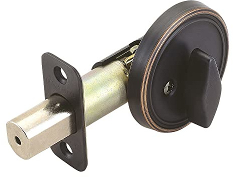 Design House Pro Series Single Cylinder Deadbolt, Oil Rubbed Bronze