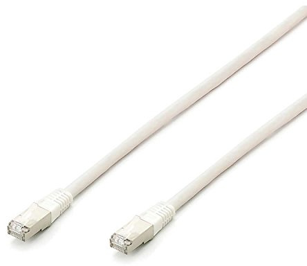 Equip Patchkabel RJ45 S/FTP Cat6A 2.00m Weiss (SSTP) PIMF HF Polybeutel