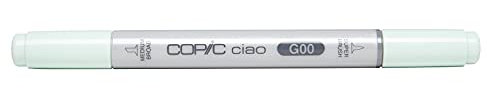 COPIC Ciao Marker Typ G - 00, Jade Green, vielseitiger Layoutmarker, mit einer mittelbreiten und einer Brush-Spitze