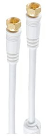 Shiverpeaks®-BASIC-S-SAT-Anschlußkabel, F-Stecker, Ferrit, vergoldete Kontakte, 4-Fach geschirmt >1 2,50m