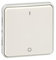 Legrand 069627 Interrupteur Bipolaire Étanche Plexo Composable IP55, 10AX, 250V, Blanc
