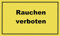 Metafranc Hinweisschild Rauchen verboten - 250 x 150 mm / Beschilderung / Infoschild / Verbotsschild / Rauchverbot / Nicht-Raucher-Bereich / 500080