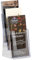 kaufdeinschild 3-Fach Ständer A5 (148 x 210 mm) Wandhalter Prospekthalter Prospektständer Acryl Hochformat