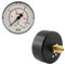Fittingstore - Waagerecht Manometer Ø 40, 50, 63 mm Druckluftmanometer, Klasse 2.5, auch für Vakuum (Anzeigebereich: 0-16 bar, Durchmesser: 40 mm)