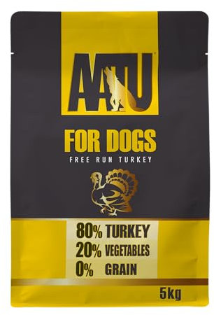 AATU - Dry Dog Food - High Protein Grain Free Recipe with No Artificial Ingredients - Turkey, 5kg