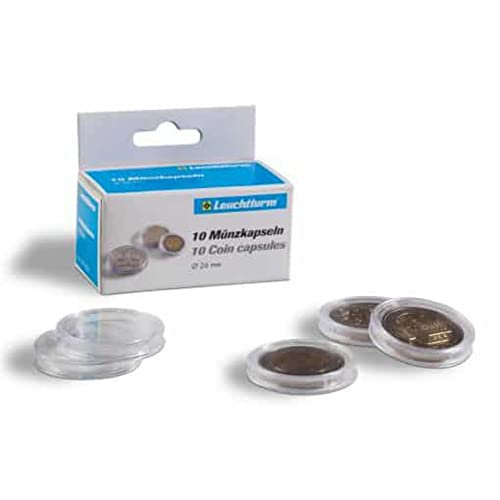 Lot de 10 capsules pour pièces de monnaie en or ou argent, 14 – 62 mm 34 mm