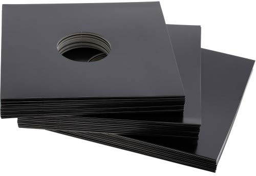 LP Außenhüllen schwarz (25er Pack) für Schallplatten