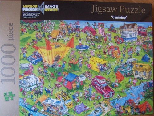 Mirror Image 1000 piece Jigsaw Puzzle 'Camping'.