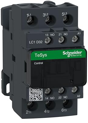 Schneider Electric TeSys Deca contactor,3P(3NO),AC-3/AC-3e,=440V 32A,220V AC coil,LC1D32M7