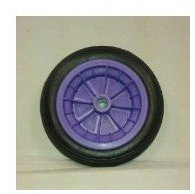 KetoPlastics 12 Wheelbarrow Solid Wheel Lilac/Replacement For 14 Pneumatic NO MORE PUNCTURES (MADE IN UK)