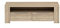 FORTE Calpe TV-Unterschrank mit 2 Schubladen, Holzwerkstoff, Sonoma Eiche, 41 x 124 x 50 cm