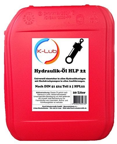 20 Liter K-Lub HLP 22 Hydrauliköl | HLP22 ISO