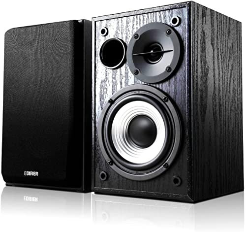 Edifier R980T Diffusori da Scaffale Attivi da 4 - Altoparlanti Computer - Monitor da Studio Alimentato (Una coppia)