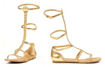 Ellie Shoes Women's Egyptian Sandals 11 Gold