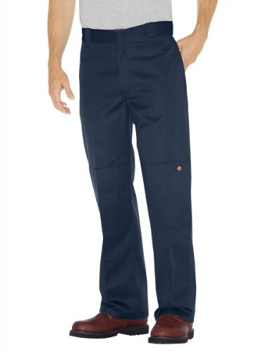 Dickies Herren Freizeithemd Streetwear Male Shirt Long Sleeve Work, Blau (Dark Navy DN), L