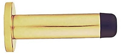 Carlisle Brass AA21 Wall Mounted Cylinder Doorstop with Rose