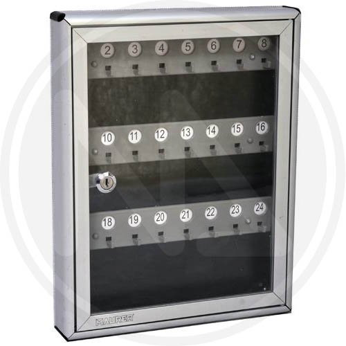 BACHECA PER CHIAVI IN ALLUMINIO Per 24 chiavi 29x4x37H cm