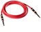POPPSTAR 2m Instrumentenkabel (Mono Klinkenkabel mit 6,3mm Stecker), Gitarrenkabel, Rot