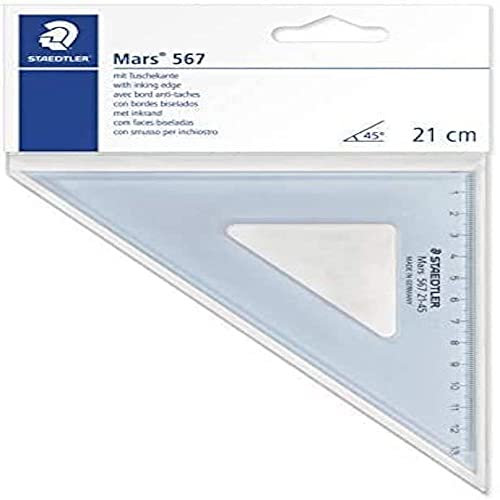 STAEDTLER 567 21-45 Zeichendreieck (21cm, 45/45)