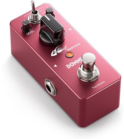 Donner Distortion Guitar Pedal, Morpher Mini Distortion 3 Modes Natural, Tight, Classic Crunch 80s Metal for Electric Guitar True Bypass