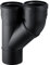 Geberit Silent-PP Parallelabzweig DN90/90 mit Muffen 390457141