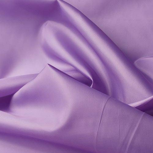 Seidentaft - Stoff Meterware - 27 Farben - Taft - Futterstoff - Deko (flieder)
