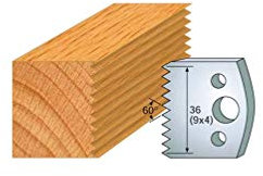 117 : Jeu de 2 fers enture 4 mm ht 40 mm pour porte outils entr'axe plot 24 mm