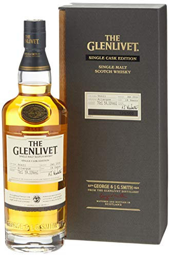 Glenlivet 18 Years Old Allargue Single Cask Edition Whisky mit Geschenkverpackung (1 x 0.7 l)