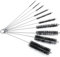akoak 8,2 pulgadas Tubo de juego de tubo de nylon cepillo cepillos de limpieza para pajitas gafas teclados para limpiar las joyas, Juego de 10