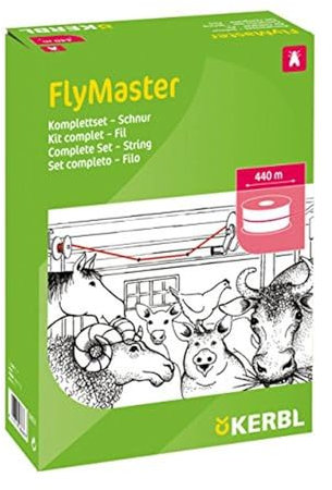 Attrape-mouches FLYMASTER Kit complet avec fil 440 m,