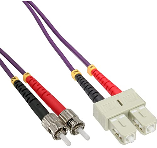 InLine 82502P LWL Duplex Kabel, SC/ST, 50/125µm, OM4, 2m