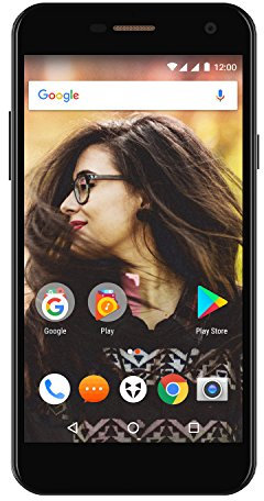 Wileyfox Spark + - Teléfono móvil Libre (Pantalla de 5 Pulgadas de Alta definición, Doble SIM 4G, cámara de 13 megapíxeles, 2 GB de RAM, Sistema operativo Android 7.0, Disponible próximamente), Negro