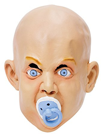Bristol Novelty BM405 Baby Maske mit Schnuller
