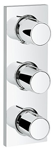 Grohe 27625000 Grohterm F Panneau de contrôle 3 sorties Argent
