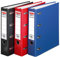 Doppelordner 3er Pack farbig sortiert maX.file protect A4 rot schwarz blau 7cm 2xA5quer Ablage Wechselfenster
