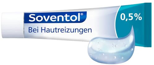Soventol HydroCortisonACETAT 0,5% Cremogel 30 g bei Sonnenbrand, Hautentzündungen & Juckreiz - kühlt sanft & schnell die Haut - entzündungshemmend
