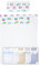 Vizaro - BETTWÄSCHE Set 3 TLG. Blatt-Satz für Kinderwiege 60x120cm - 100% Reine BAUMWOLE - Made in EU - ÖkoTex - SICHERES Produkt - K. Eulen