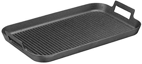SKEPPSHULT - Grillplatte - Noir - Gusseisen 40 x 25 cm - auf Allen Herdarten einsetzbar